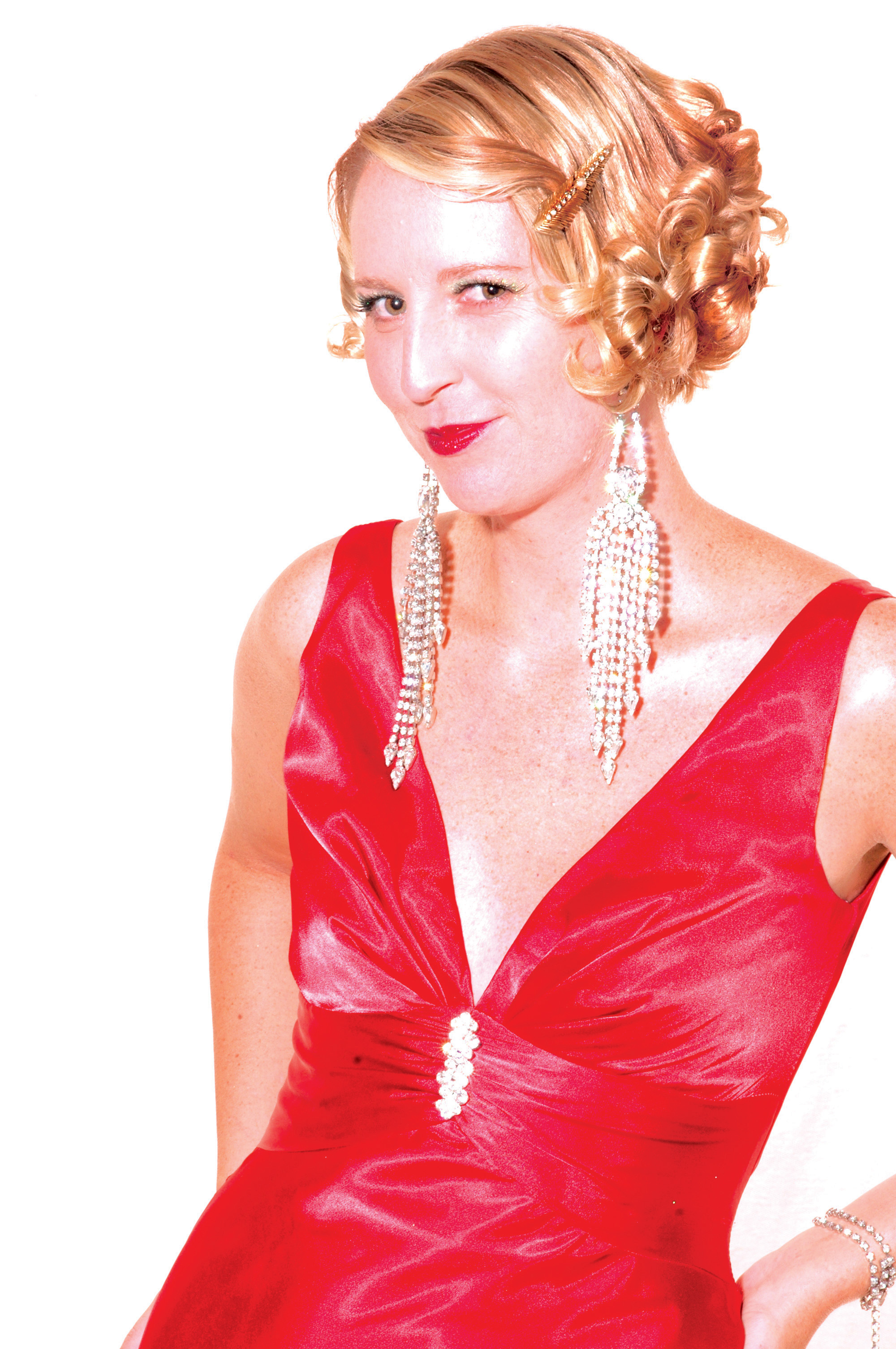 Michelle Baldwin, kuva Ted D. Ottavio (Kuvaajan nimi mainittava. Käyttöoikeus Burleskin paluu -kirjan sekä Helsinki Burlesque -festivaalin yhteydessä.)